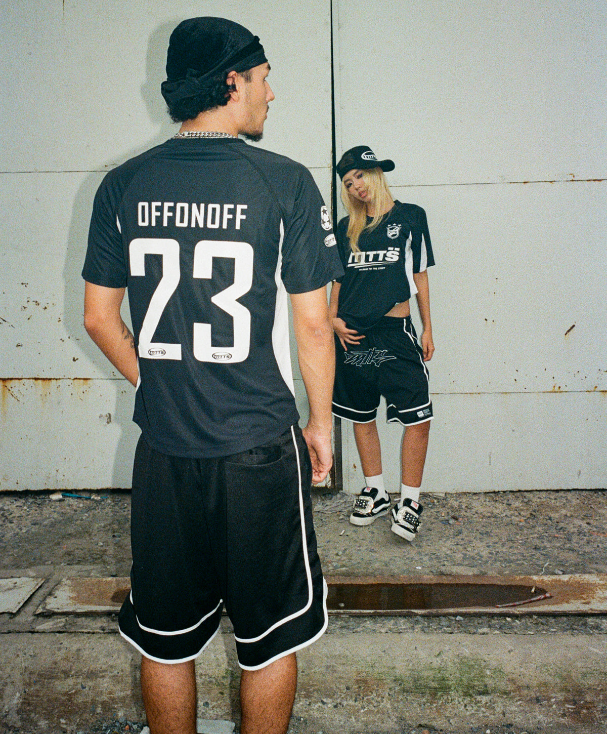 OFFONOFF FOOTBALL JERSEY  [ black ]